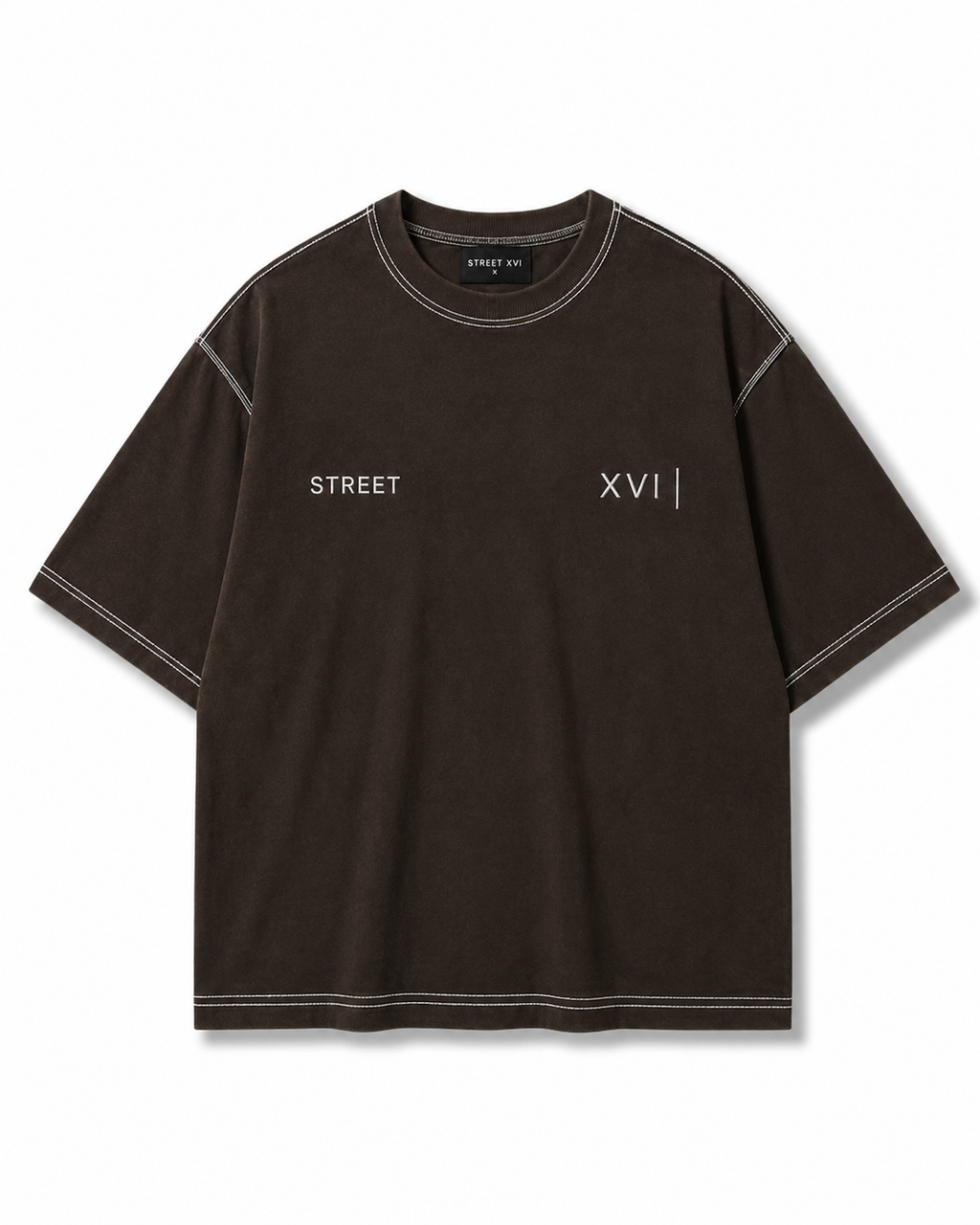 Polera oberzide manga corta