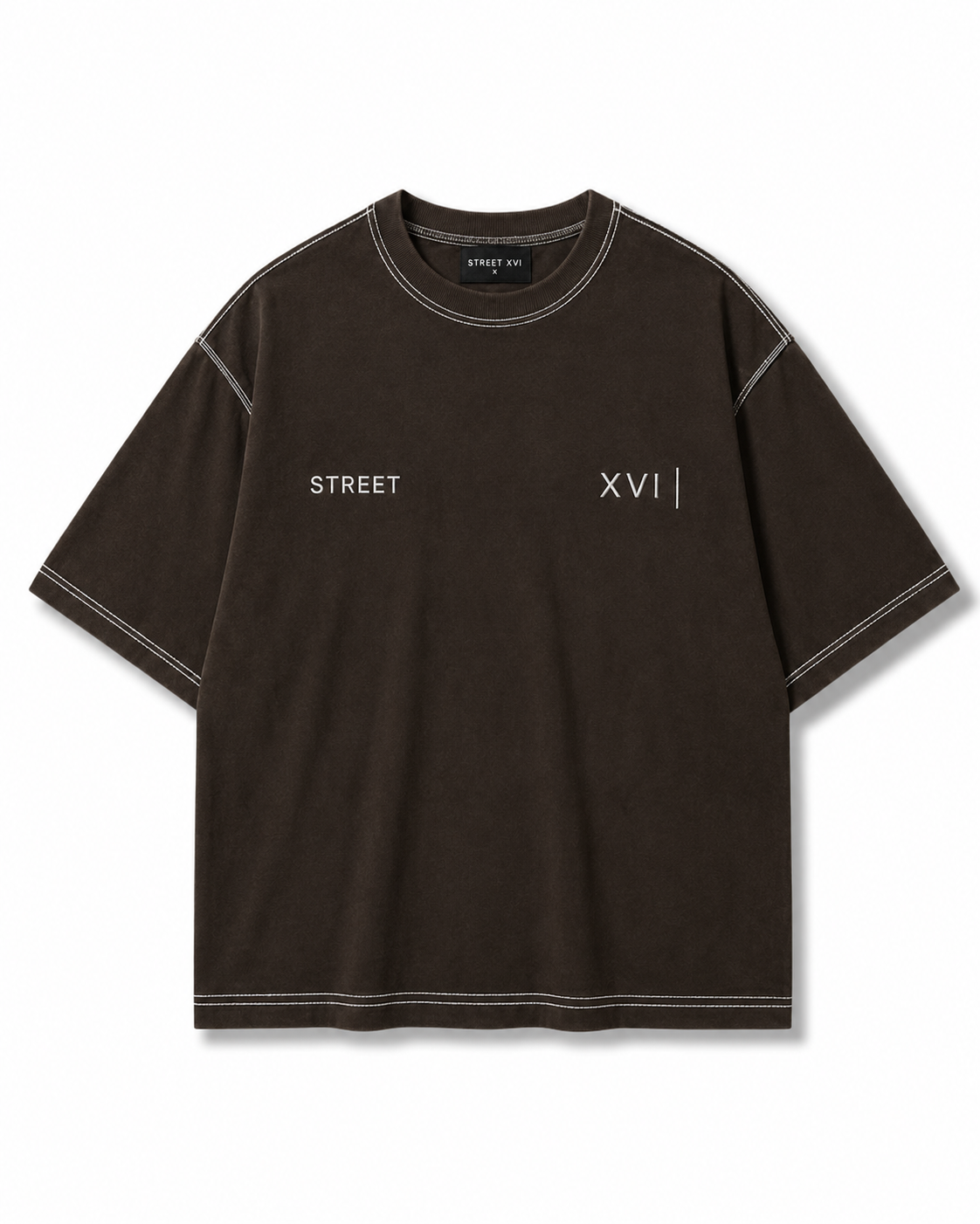 Polera oberzide manga corta