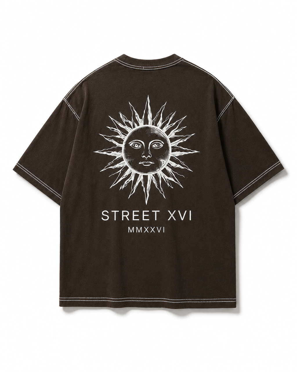 Polera oberzide manga corta